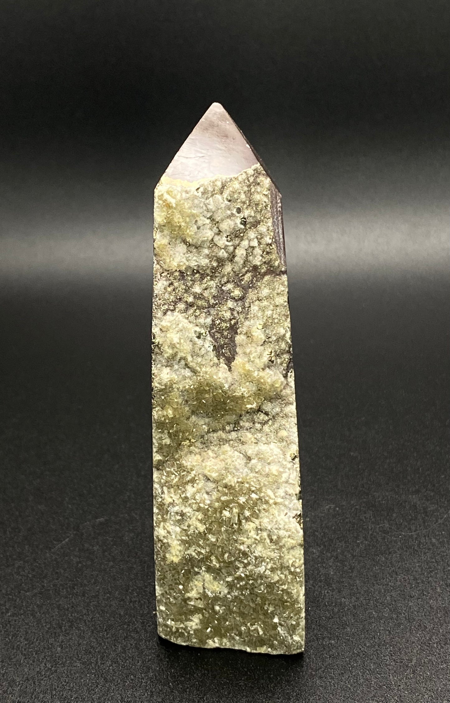 Purple Fluorite Freeform Tower | 0.61 lbs Polished Crystal |