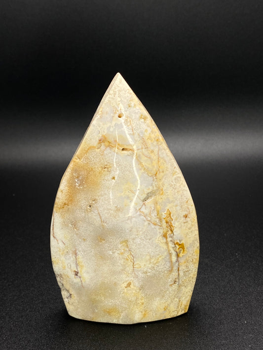 Yellow Jasper Teardrop Freeform | 0.5 lb Polished Crystal |