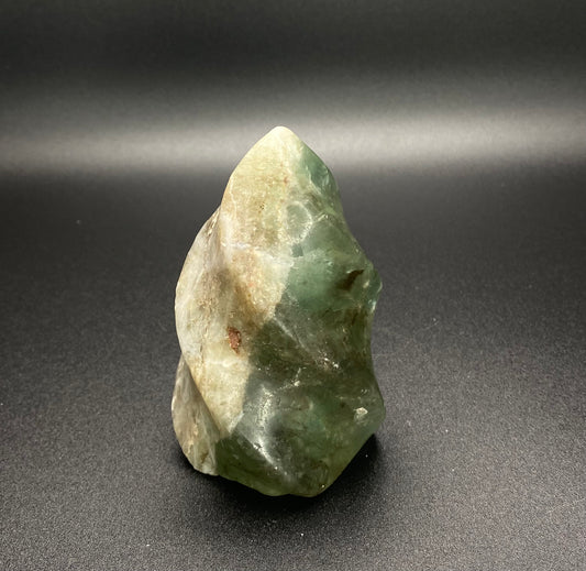 Green Fluorite Flame Freeform | 0.73 lb Polished Crystal |