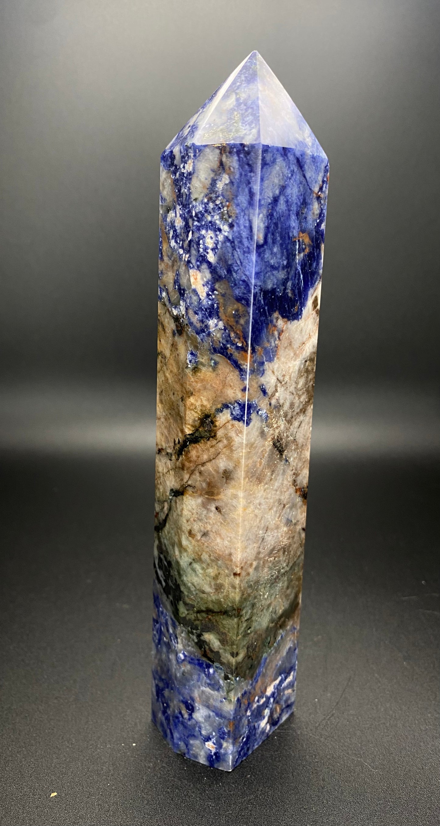 High Quality Sodalite Tower | 8” | 1.16 lbs