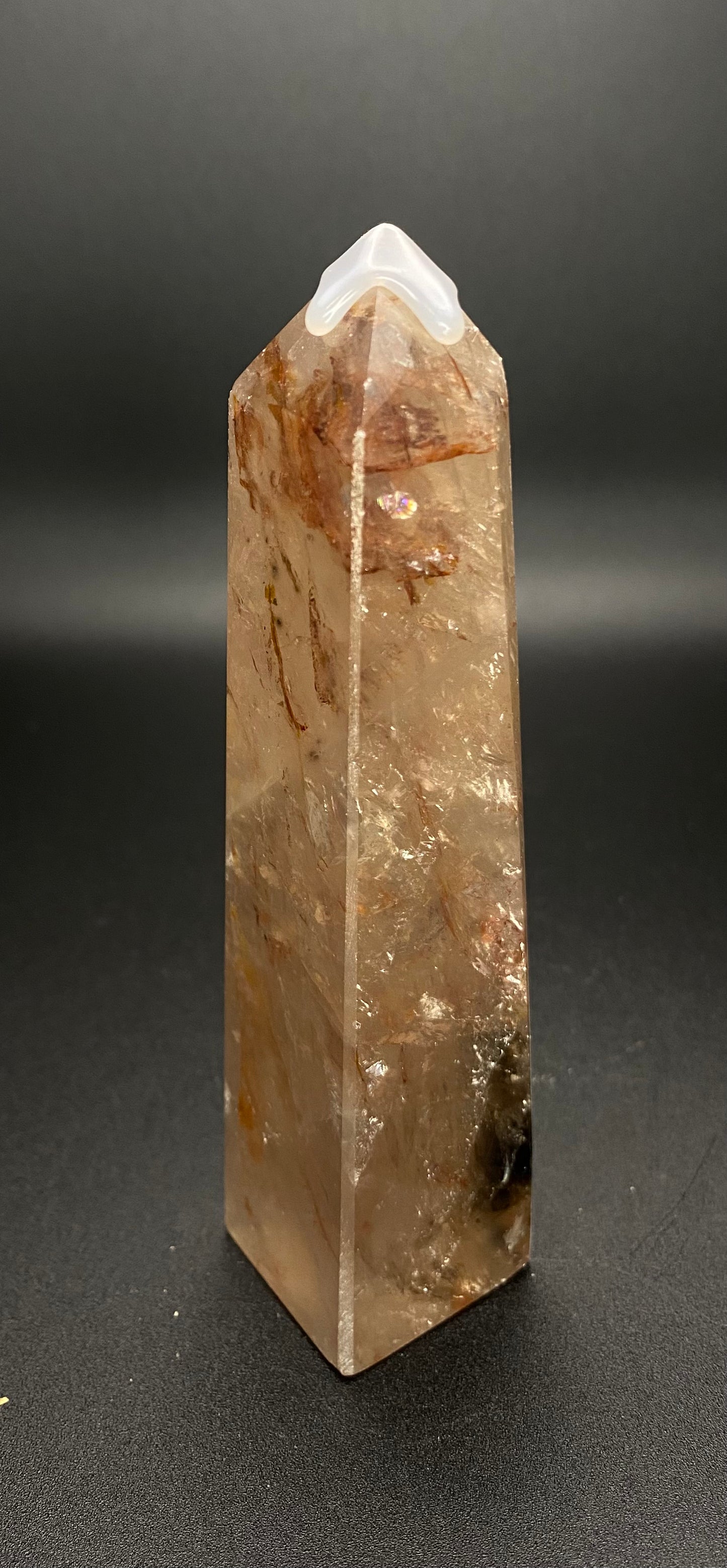 High Quality Fire Quartz Tower | 5” | 0.49 lbs