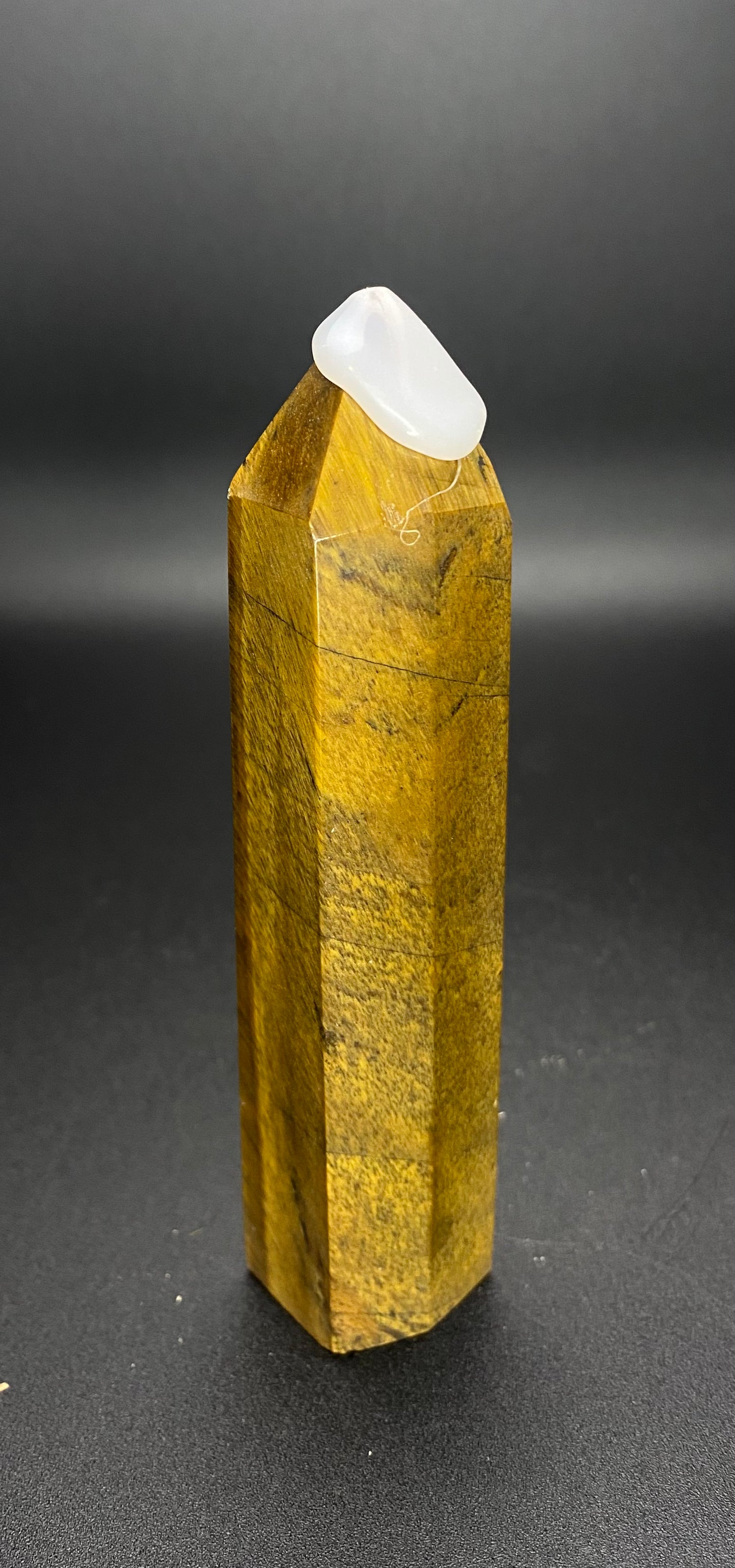 High Quality Yellow Tiger’s Eye Tower | 5” | 0.31 lbs