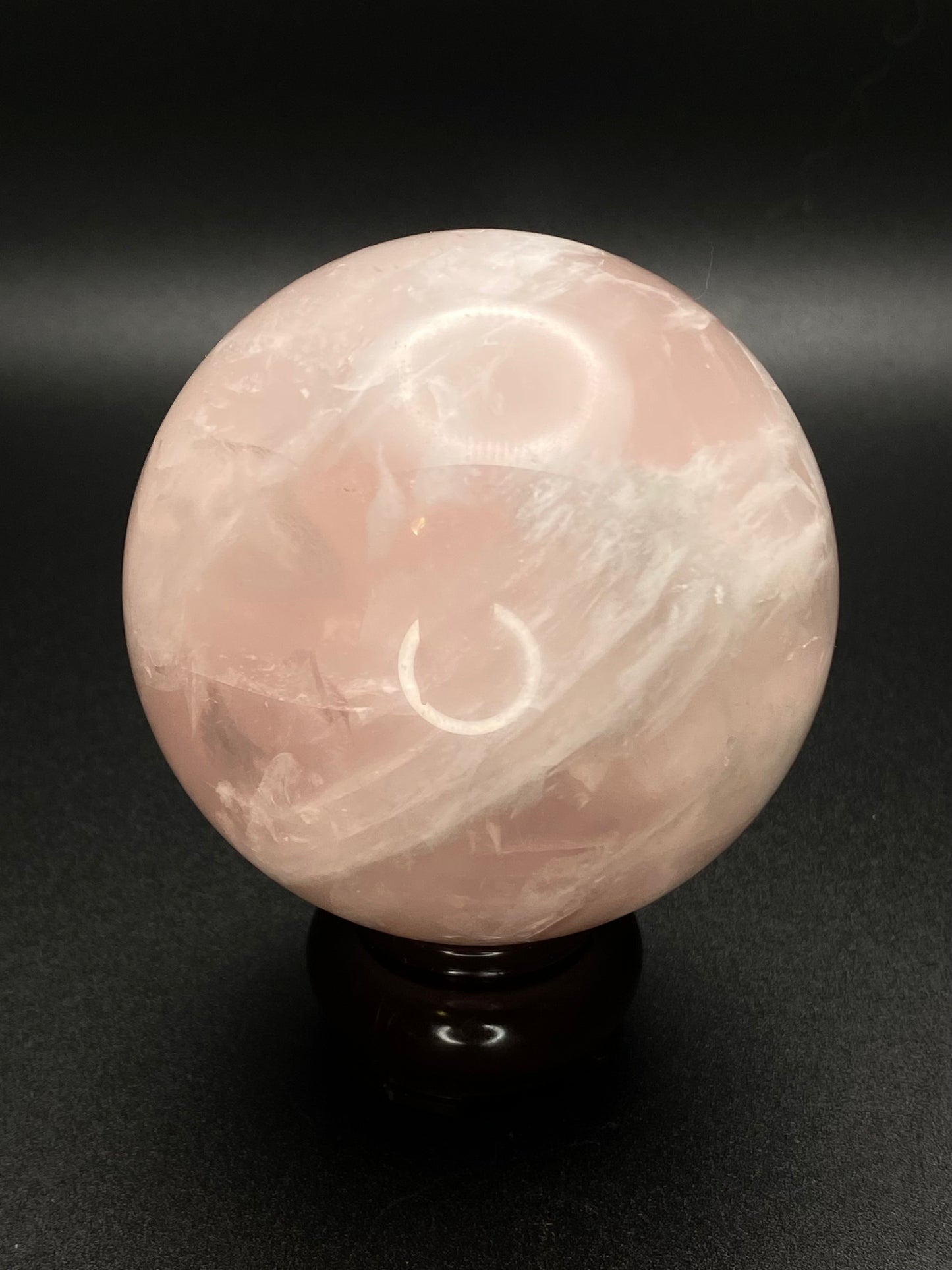 High Quality Rose Quartz Sphere | 0.97 lbs