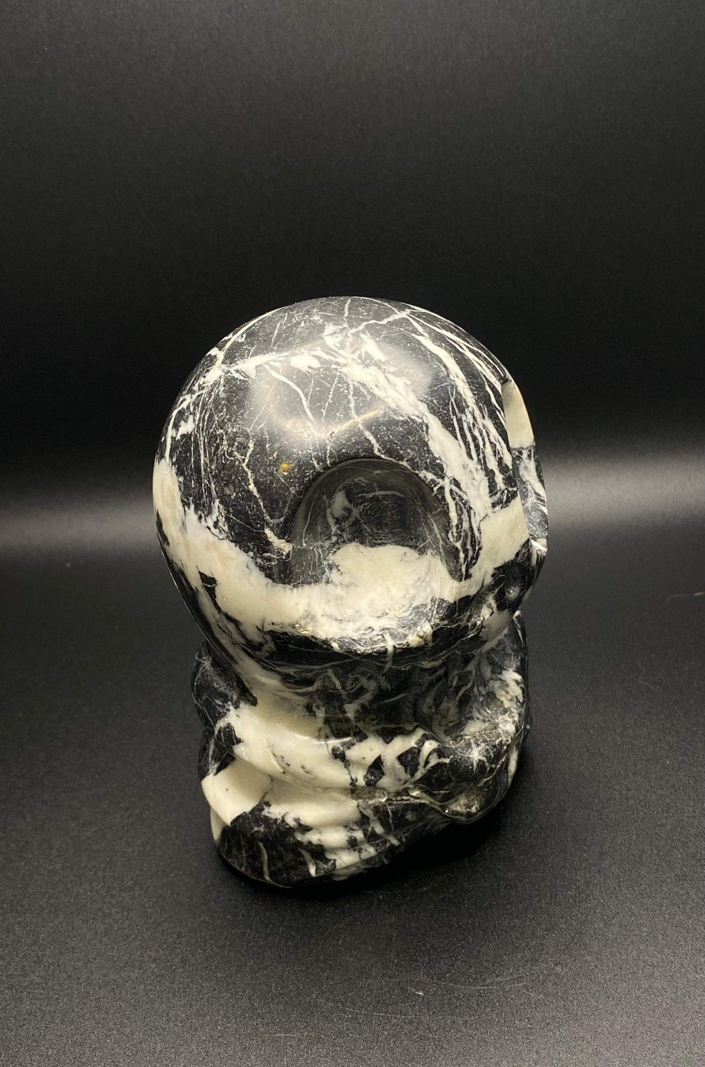 Zebra Jasper Jack Skellington Freeform Carving | 3.71 lbs