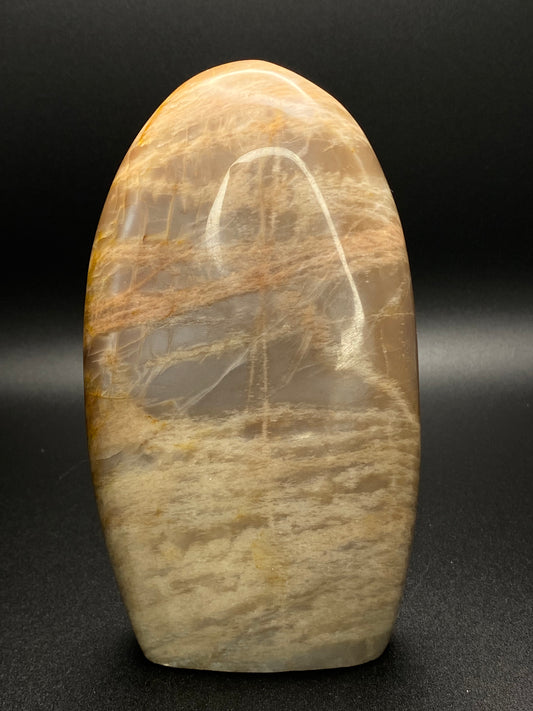 Peach Moonstone Freeform | 1.34lb Polished Standing Crystal