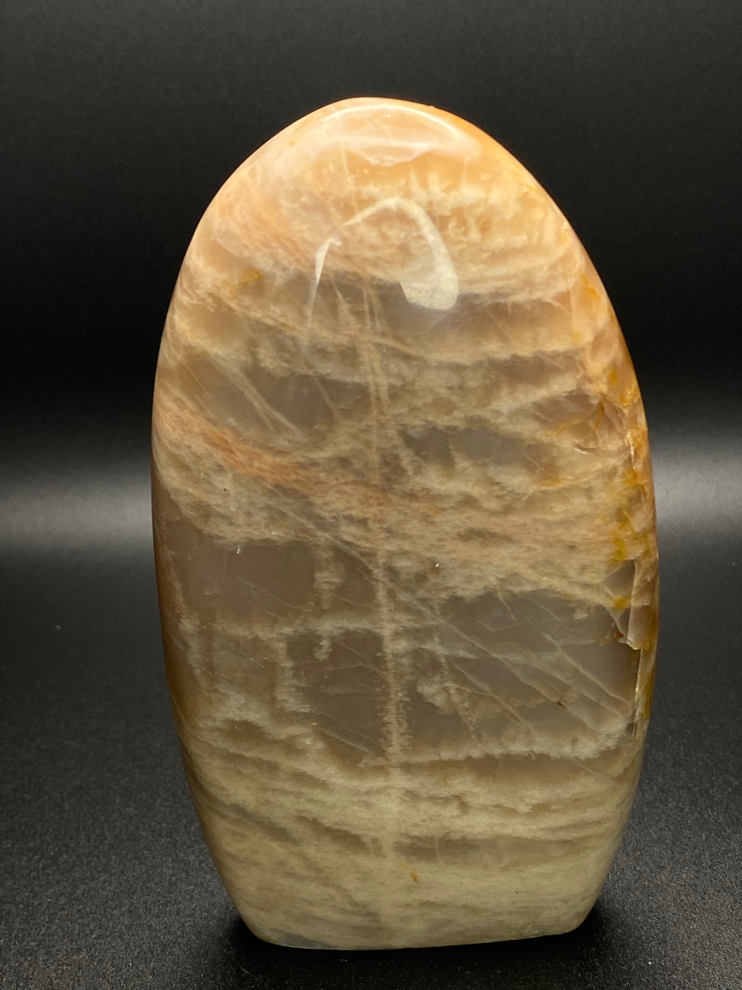 Peach Moonstone Freeform | 1.34lb Polished Standing Crystal