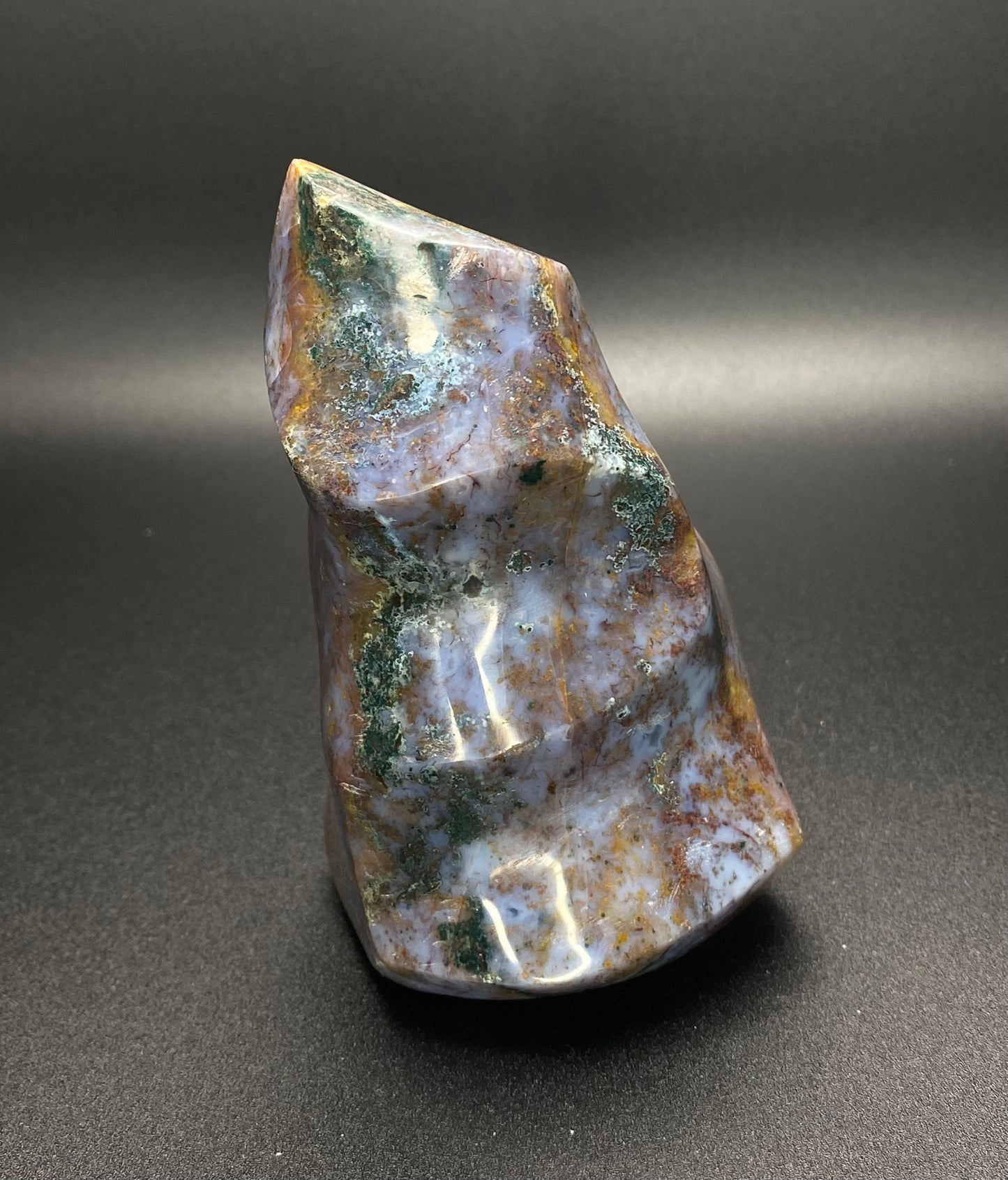 Ocean Jasper Flame Freeform | 1.08 lb Polished Crystal