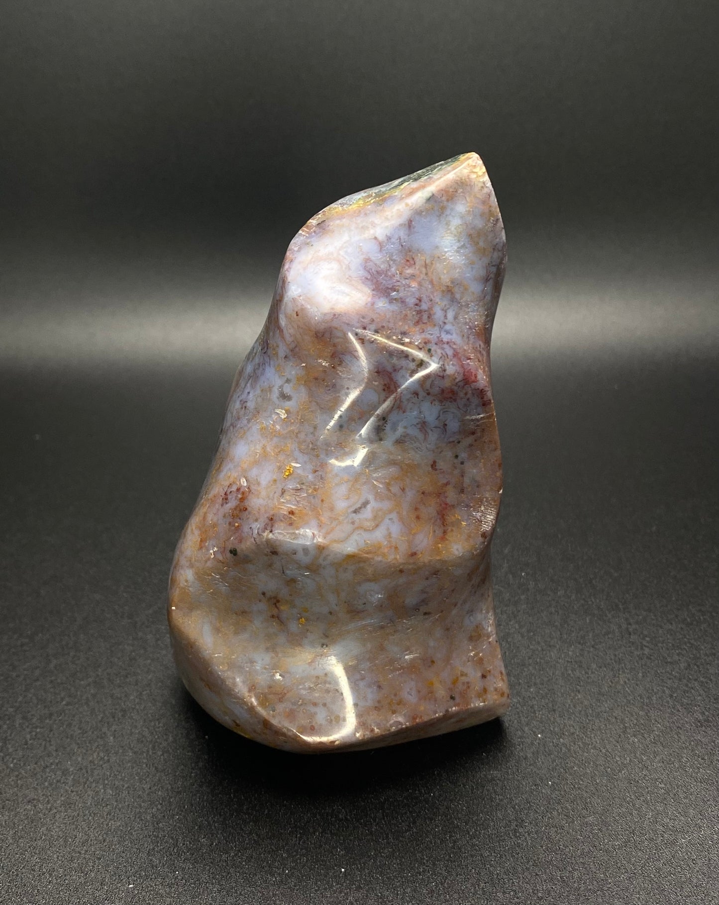 Ocean Jasper Flame Freeform | 1.08 lb Polished Crystal