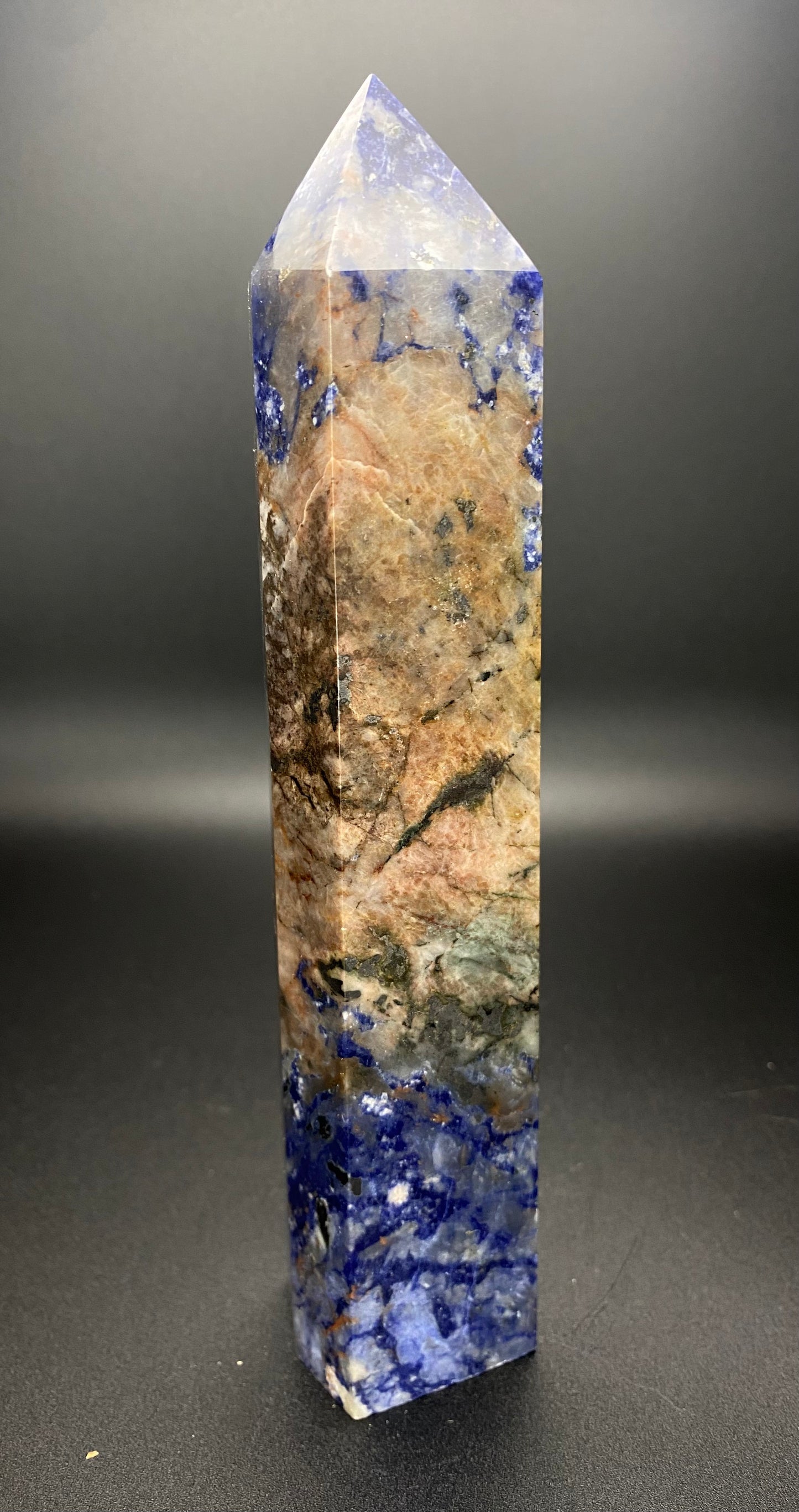 High Quality Sodalite Tower | 8” | 1.16 lbs