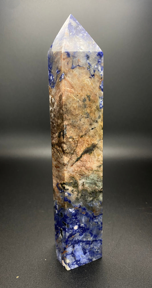 High Quality Sodalite Tower | 8” | 1.16 lbs