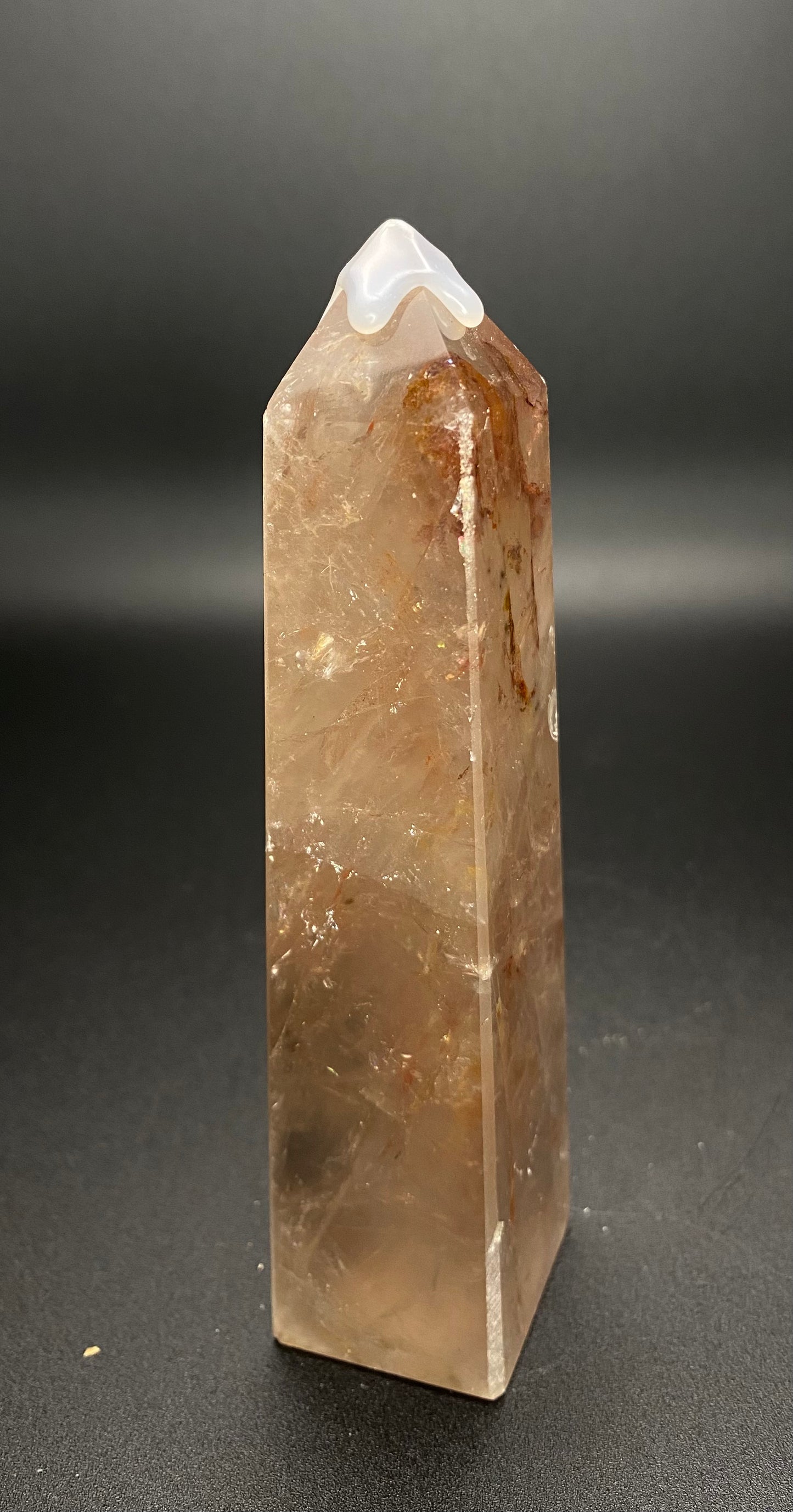 High Quality Fire Quartz Tower | 5” | 0.49 lbs
