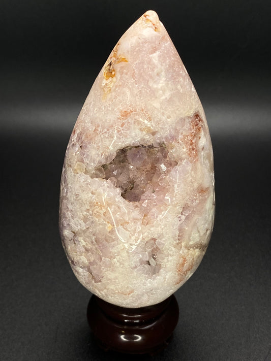 Large Pink Amethyst Egg Carving | 0.76 lb Polished Crystal |