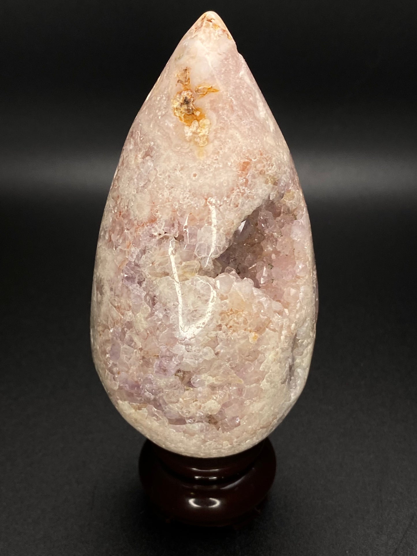 Large Pink Amethyst Egg Carving | 0.76 lb Polished Crystal |