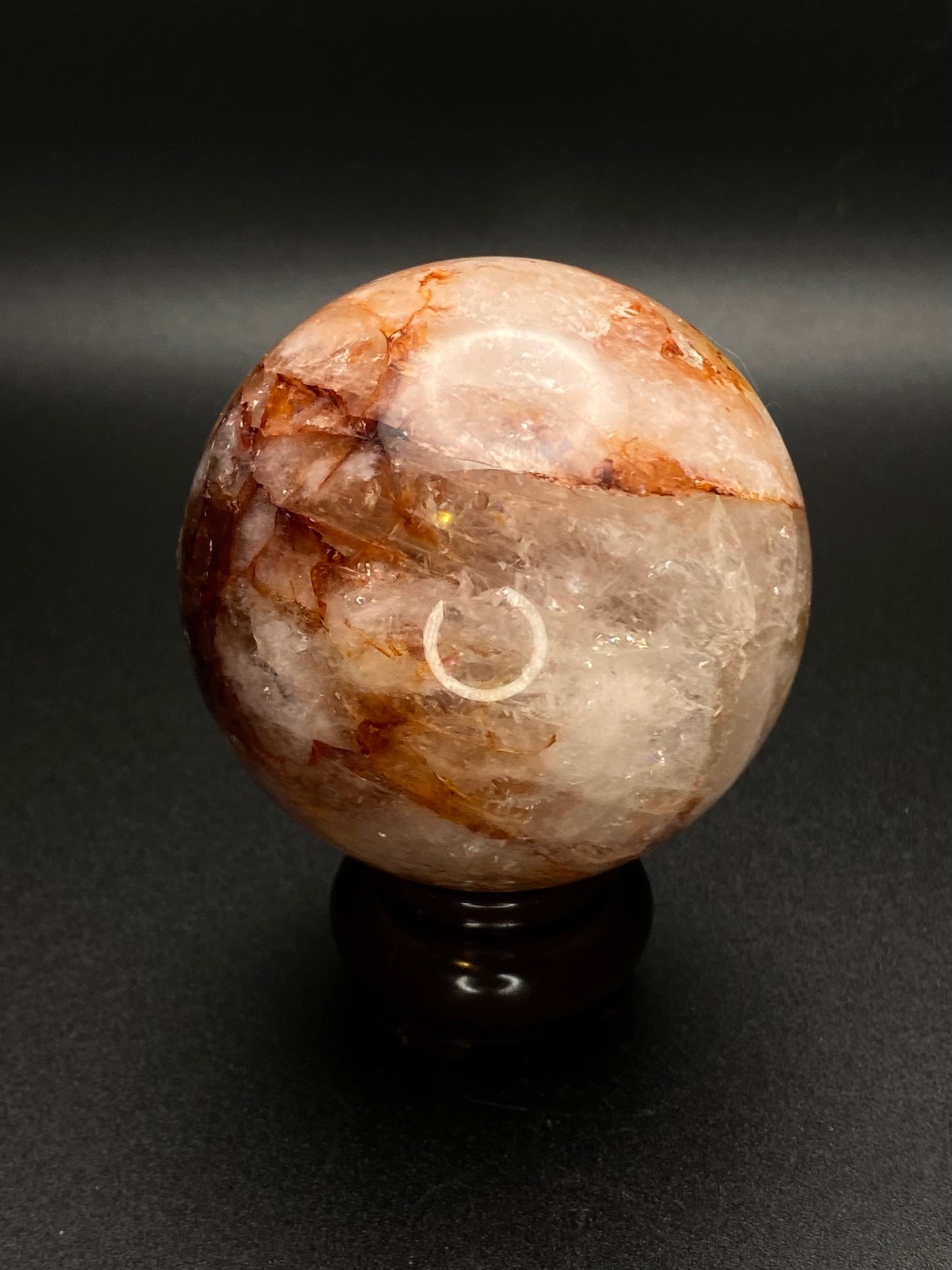 High Quality Fire Quartz Sphere | 0.79 lbs