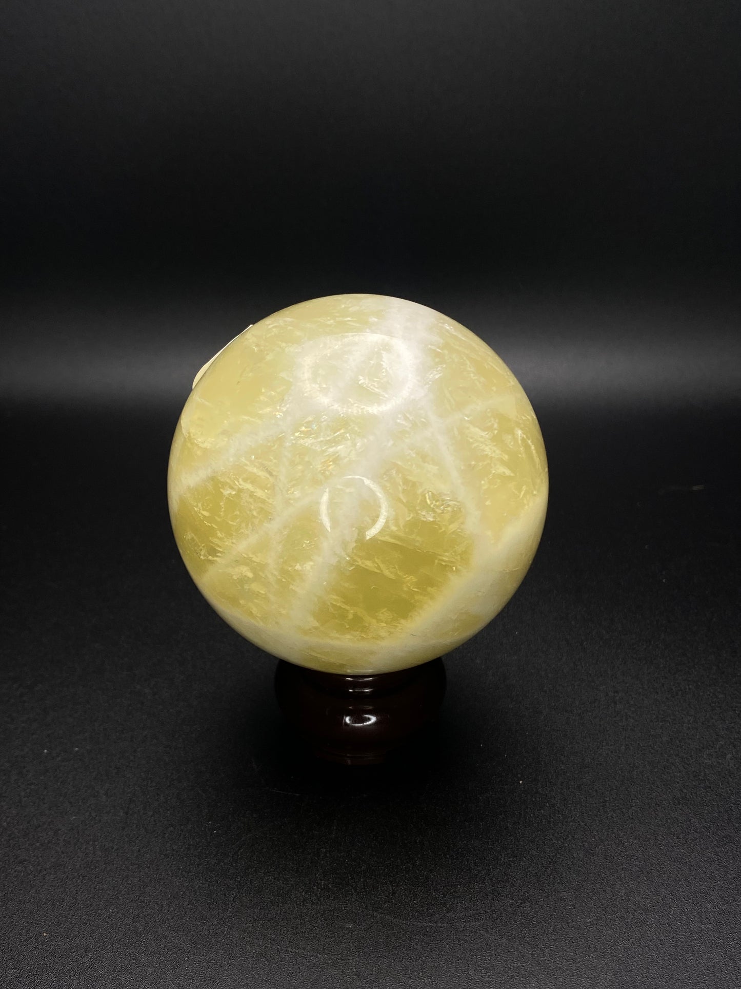Yellow Calcite Sphere | 1.15 lbs