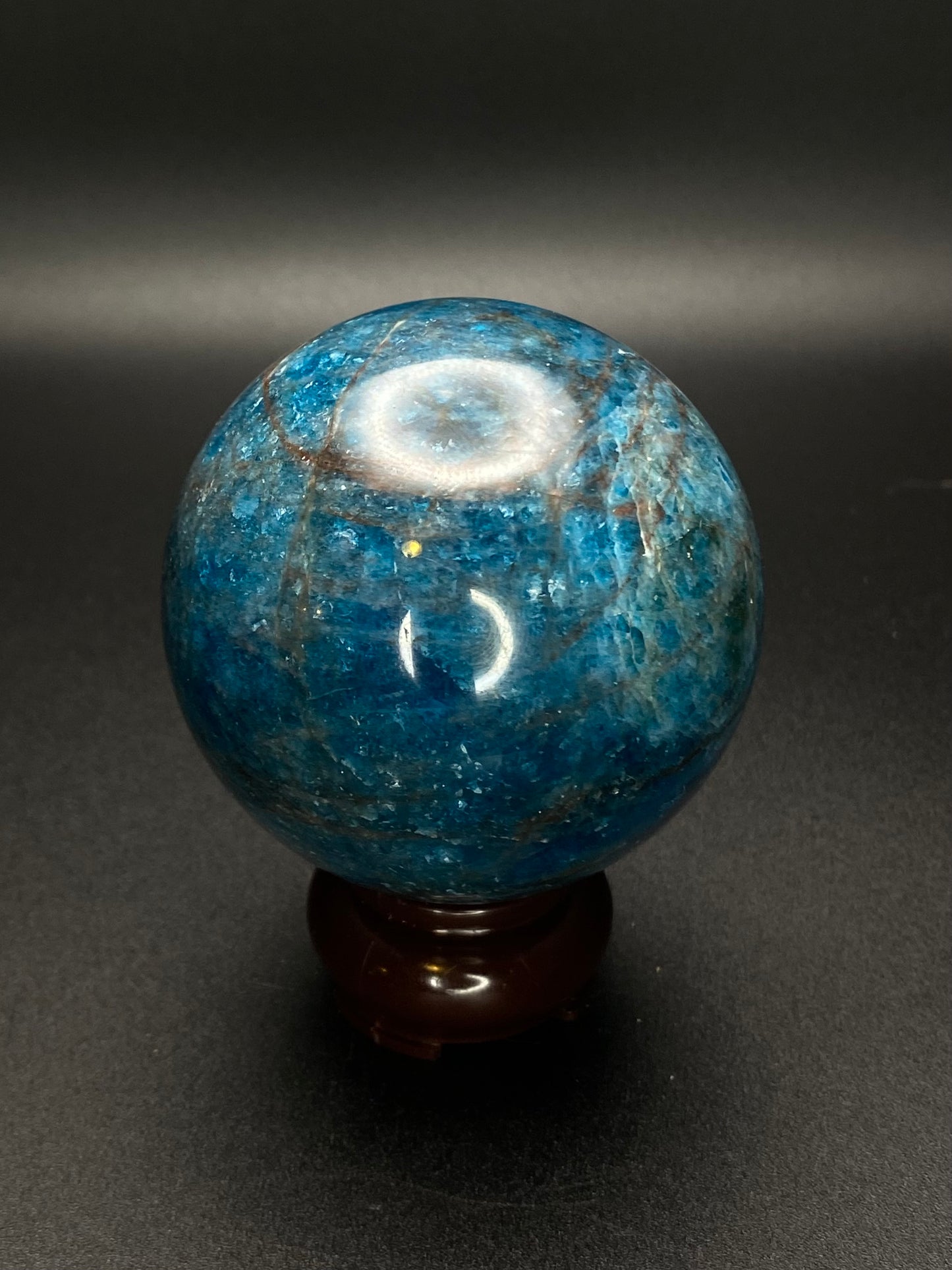 Blue Apatite Sphere | 1.0 lbs
