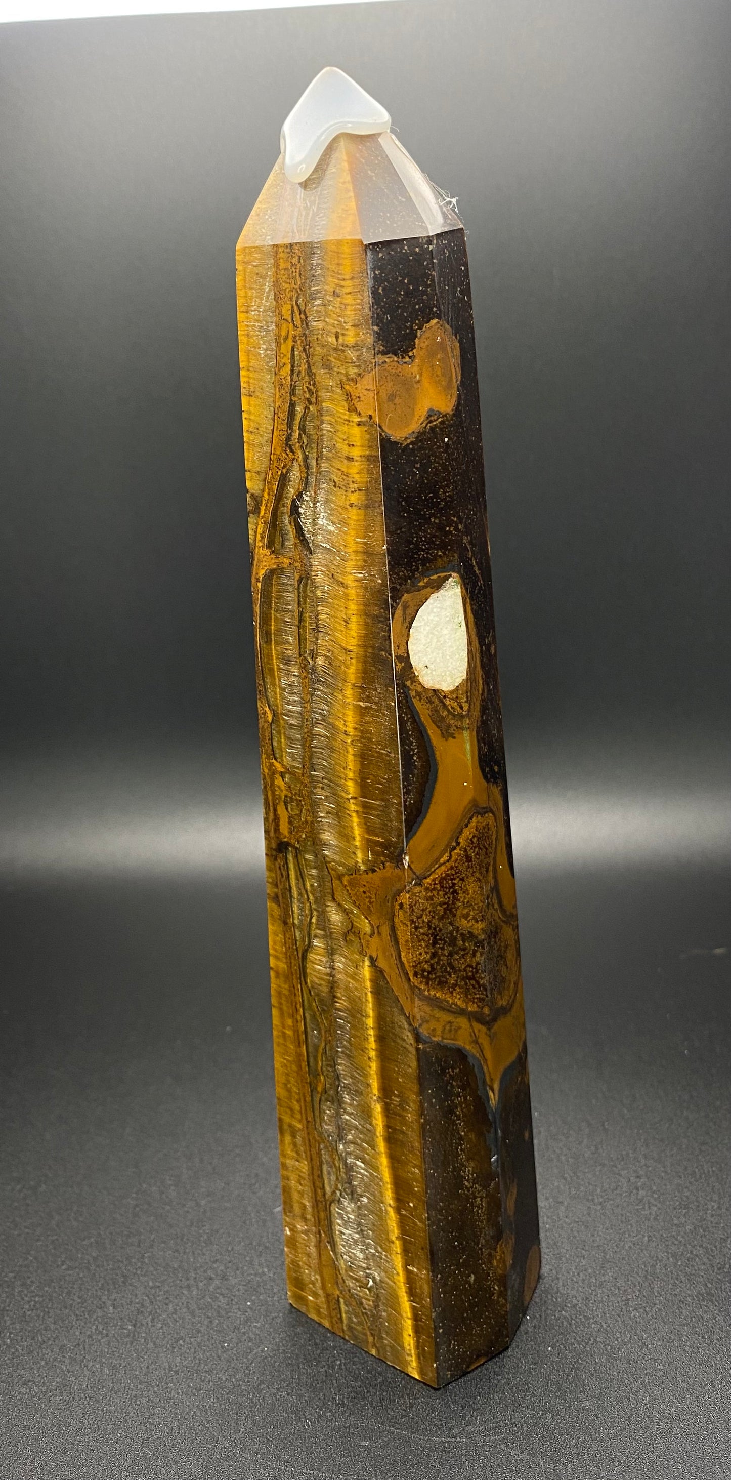 Golden Tiger’s Eye Tower | 9” | 1.38 lbs
