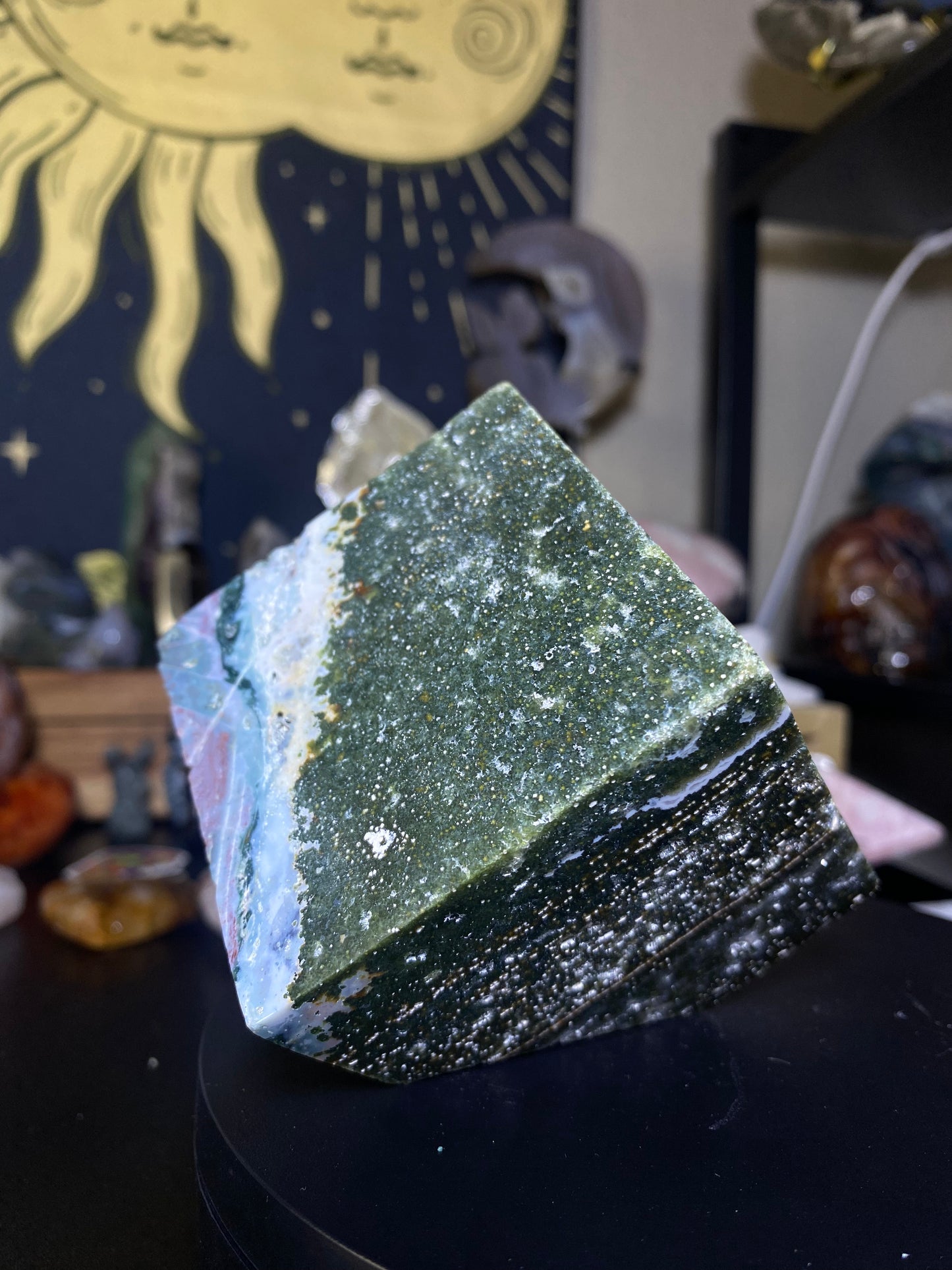 large ocean jasper cube 1.65lbs